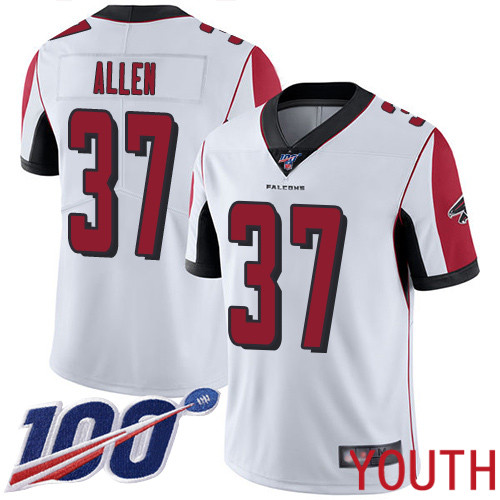 Atlanta Falcons Limited White Youth Ricardo Allen Road Jersey NFL Football 37 100th Season Vapor Untouchable